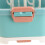 Compact Plastic Nursing Bottle Storage Box - Green, Dustproof & Draining 7