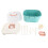 Compact Plastic Nursing Bottle Storage Box - Green, Dustproof & Draining 3