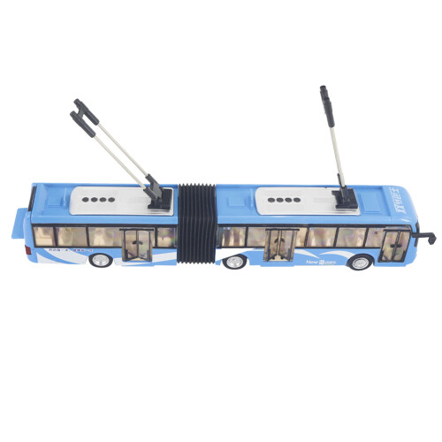 1:48 CS0133 E-Bus Lichtspielzeug, blau, Verkehrsmodell 1