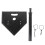 (Black) Adjustable Baseball Softball Batting Tee Stand Practice Training Black 1