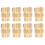 100PCS Brass Insert Knurled Threaded M4x8x6 Anti-Corrosion for 3D Printer 6