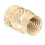 100PCS Brass Insert Knurled Threaded M4x8x6 Anti-Corrosion for 3D Printer 11