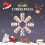 Elegant Long Square Christmas False Nails with Glittering and 6