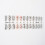 Elegant Long Square Christmas False Nails with Glittering and 4