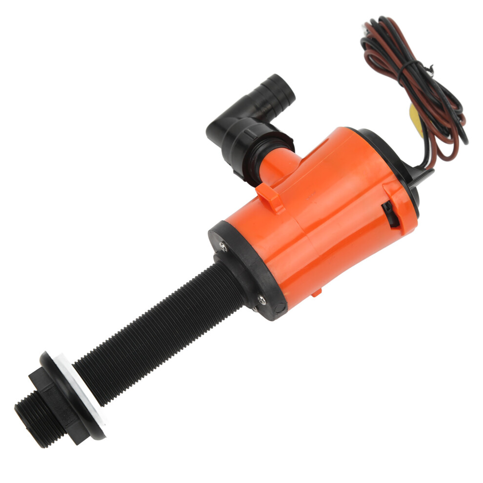 Marine Fish Tank Pump 800Gph 12V Submersible Livewell Aerator For Boat Durable 7891357231086