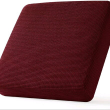 (Wine Red, 1 Seater) Sofa Seat Cover Covers Seater Couch Slipcover Cushion Elastic Settee Protector