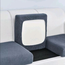 (Light Navy Blue, 3 Seater) Sofa Seat Cover Covers Seater Couch Slipcover Cushion Elastic Settee Protector