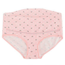 Verstellbare Mutterschaftshose Hohe Taille Bär Baumwolle Rosa XXL