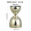 Large Capacity Cocktails Jigger Measuring Cup Precise-Silver 4