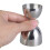 Large Capacity Cocktails Jigger Measuring Cup Precise-Silver 6