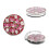 Convenient Folding Bag Holder Portable for Coffee Shops-Red 3
