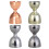 Large Capacity Cocktails Jigger Measuring Cup Precise-Silver 2