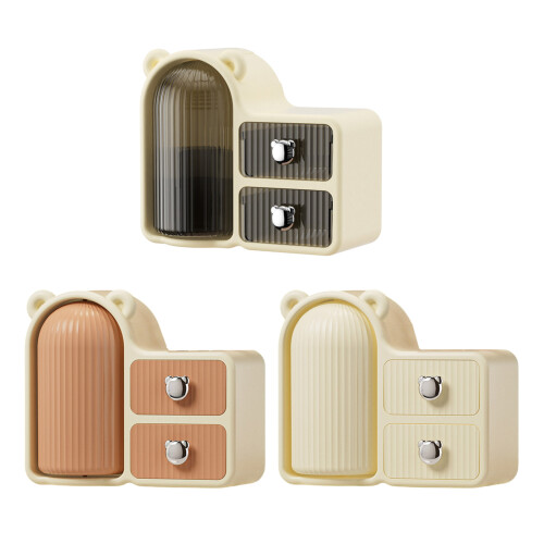 Stylish And Practical 360 Degree Rotating-Milk tea brown 1