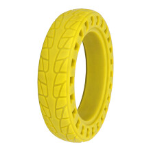 8.5in Double Honeycomb Rubber Tire for Electric Scooter, Yellow