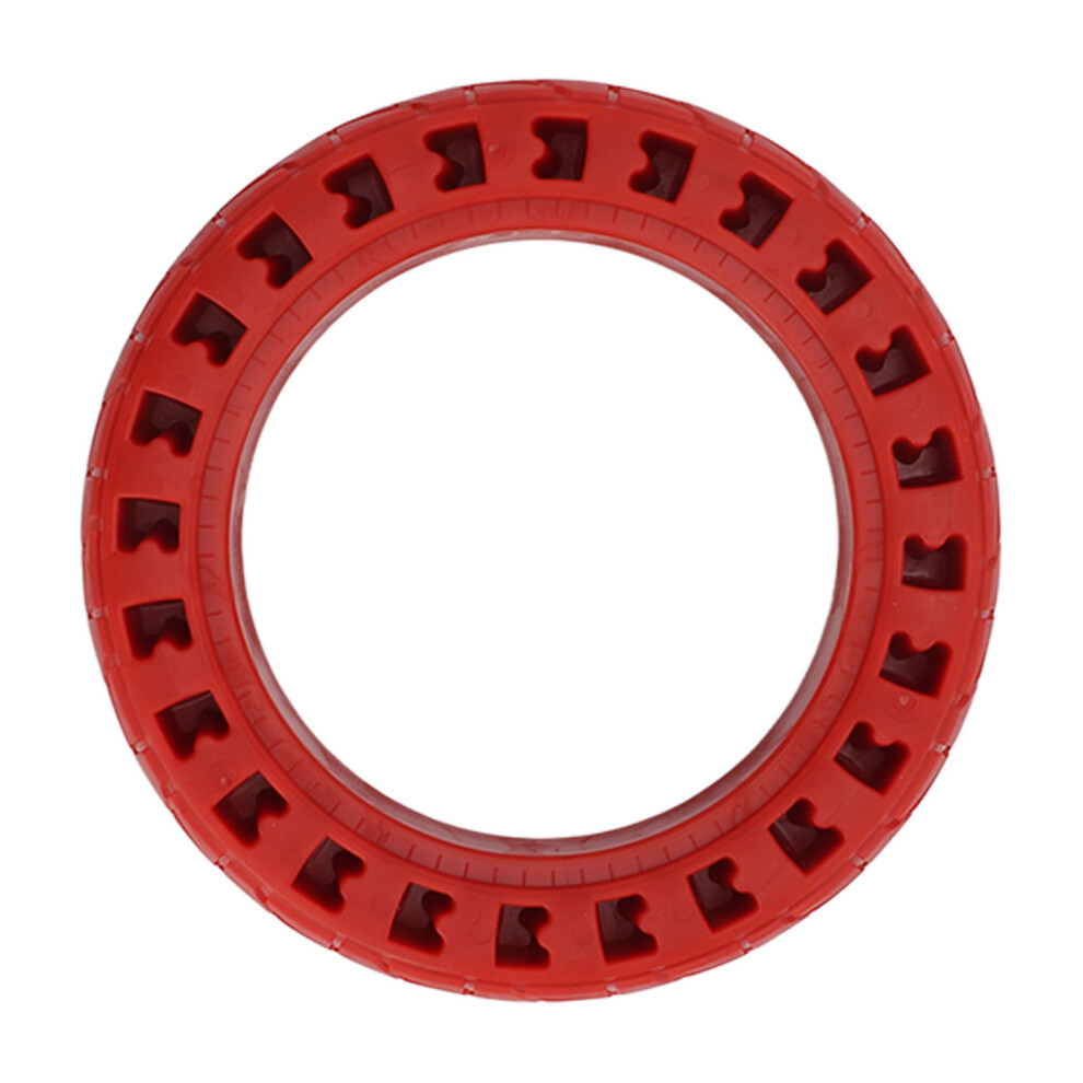 Double Honeycomb Rubber Tire For 8.5In Electric Scooters, Red 8131357233086