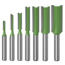 7 6 Shank Router Bit Straight Cutter with Carbide Edges Carpentry Cutter Tool
