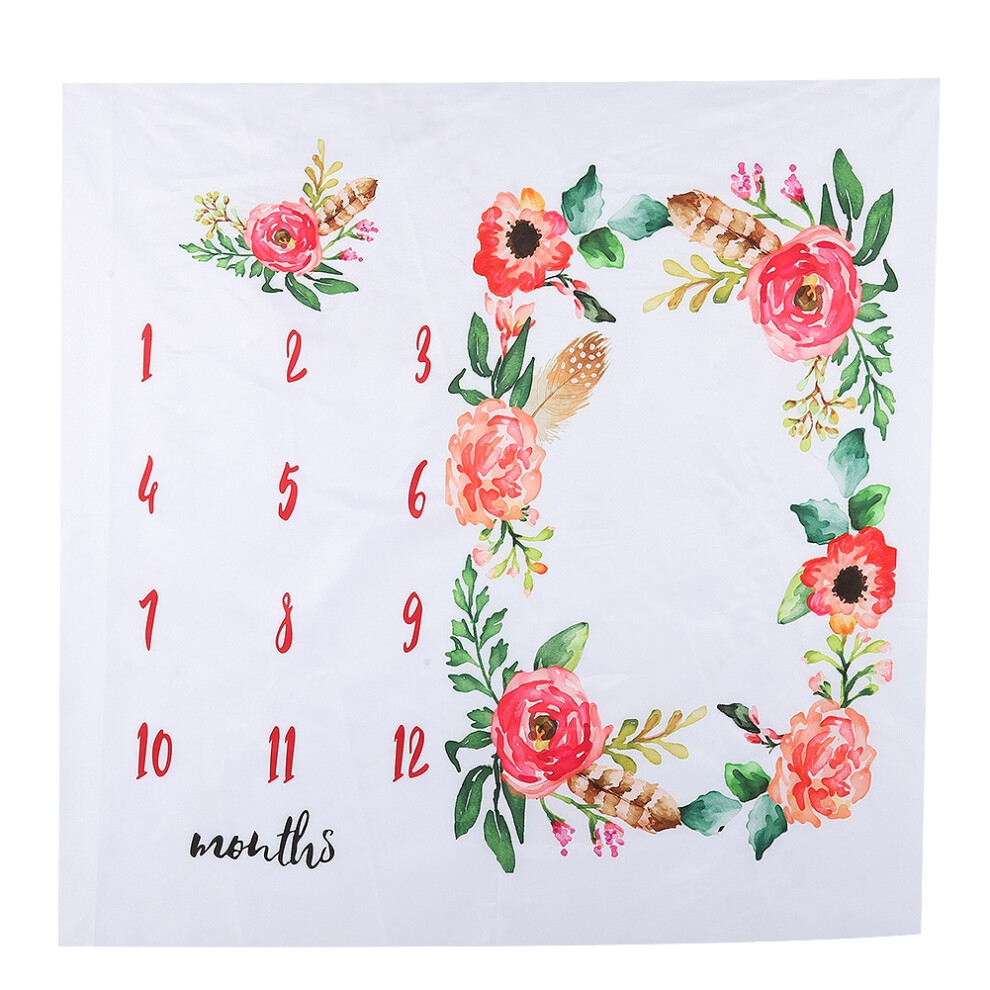 Newborn Photography Props Growth Record Blanket Memorial