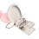 Portable Baby Pacifier Chain Holder Pink 5