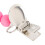 Portable Baby Pacifier Chain Holder Rose Red 5