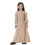 TH615 Mädchen-Langes Kleid mit Ärmeln Khaki 100cm 1