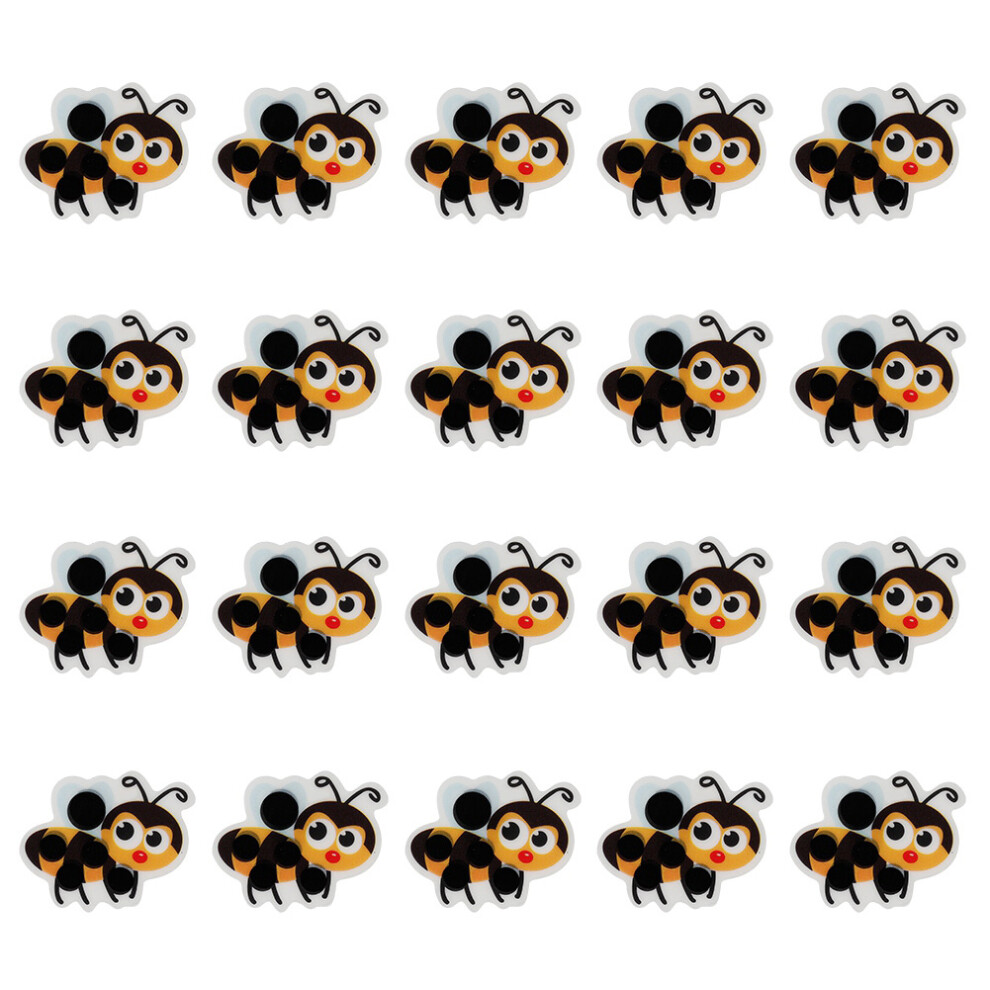 20pcs Kids Baby Fever Thermometer Stickers Cartoon Animal