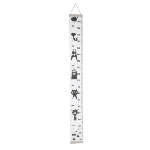Wood Wall Hanging Height Ruler Style C