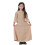 TH615 Mädchen-Langes Kleid mit Ärmeln Khaki 100cm 2