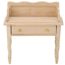 1:12 Holzschreibtisch Miniaturmöbel Wohnzimmerzubehör