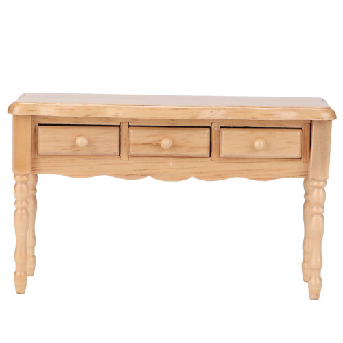 Holztisch Mini Möbel für 1:12 Puppenhaus