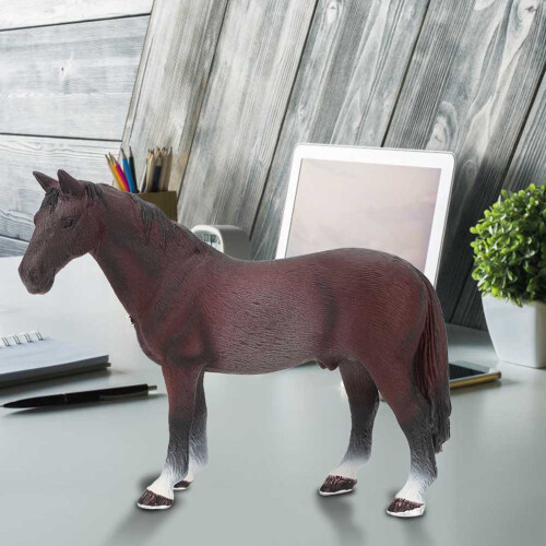 Solid Horse Figurine Plastic Animal Model Educational Toy (#3) 1