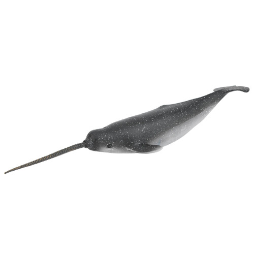 Plastic Narwhal Figurine Kids Edu