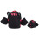 Kinderschultasche Koreanisch Little Devil Rucksack Schwarz 4