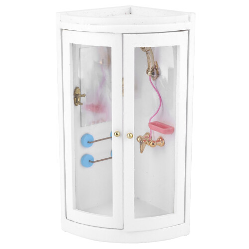 Duschzimmer-Modell für Puppenhaus 1:12