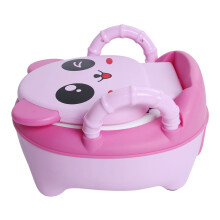 Baby Cartoon Animal Soft Cushion Toilet Seat Stool (Pink)