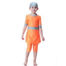 Hui Mädchen Badeanzug Split Suit Orange 90cm