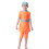 Hui Mädchen Badeanzug Split Suit Orange 90cm 1