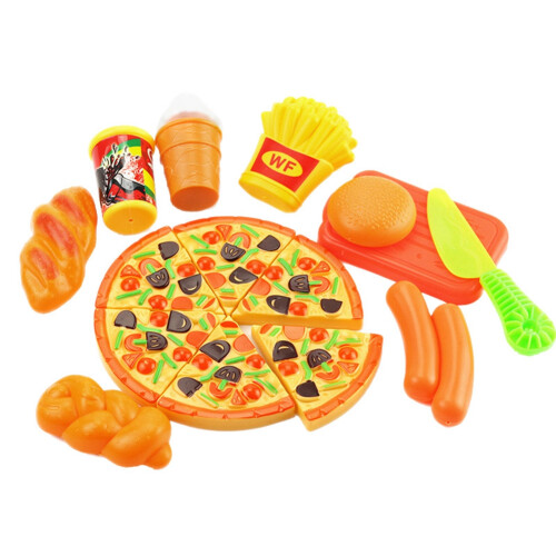 Kinderspielzeug: Simulierte Küche mit Pizza-Set