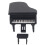 Mini Holzklavier mit Hocker 1:12 Puppenhaus 1