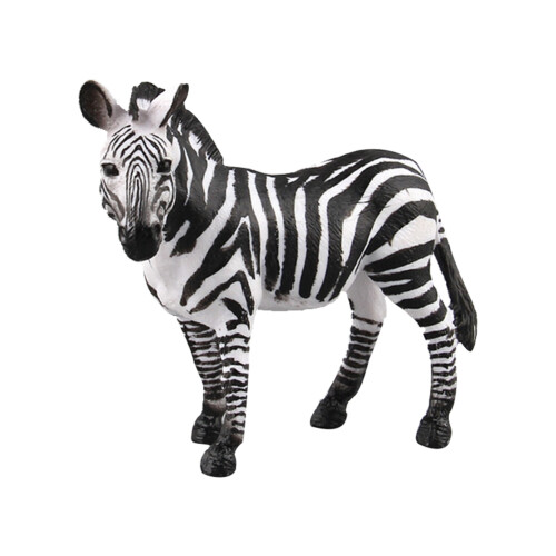 Plastik-Zebra-Statue für Kinder, Mutter, lebensecht