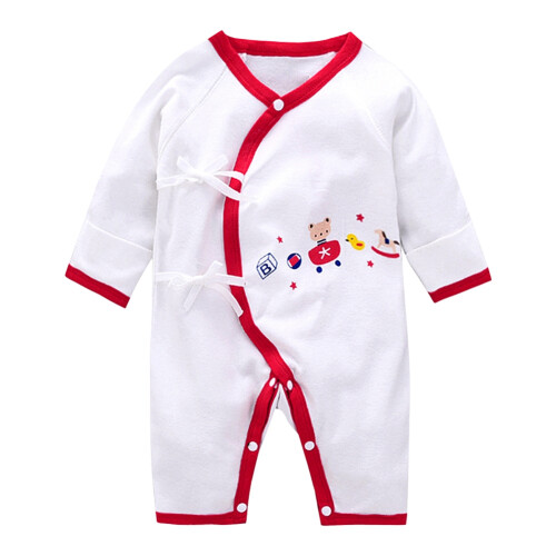 Baby Langarm-Bodysuit mit Bärenprint (52cm)