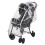 Regenhoes kinderwagen Eva met half open raam 2