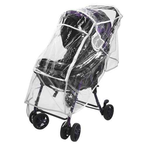Regenhoes kinderwagen Eva met half open raam 1