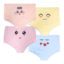 4x Hohe Taille verstellbar Cartoon Maternity-Unterwäsche XL