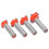 4pcs Woodworking Router Bits Set 8 Shank Sharpennosed Engraving Machines Milling Cutter 2
