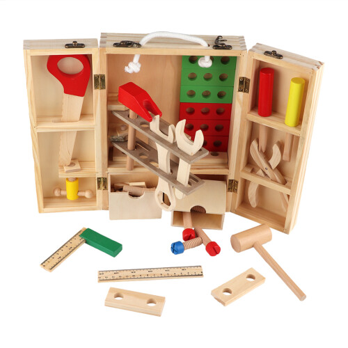 Kinder gereedschapskist speelgoed educatief set 2