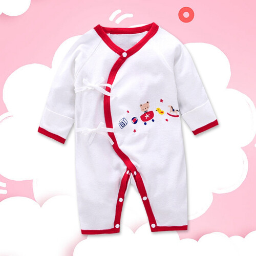 Baby Langarm-Bodysuit mit Bärenprint (52cm) 2