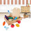 Holz-Kochspielzeugset für Kinder mit Obst & Gemüse 5