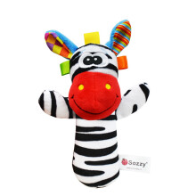Baby Hand Bell Rattle Plush Toy Donkey