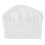 Newborn Baby Photo Prop Chef Hat White Stretch 1