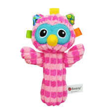 Baby-Rasselstock aus Plüsch (Eule)